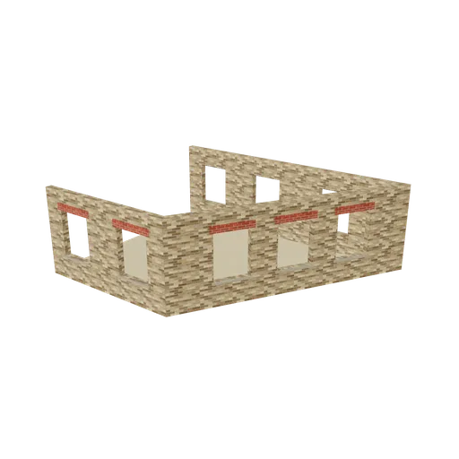 Corner upper 120, 3D model preview