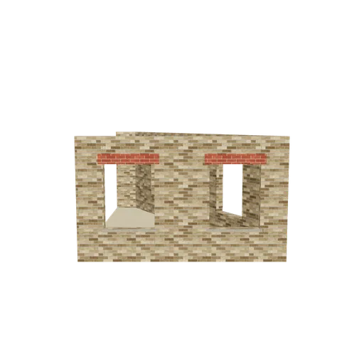 Corner upper 60, 3D model preview