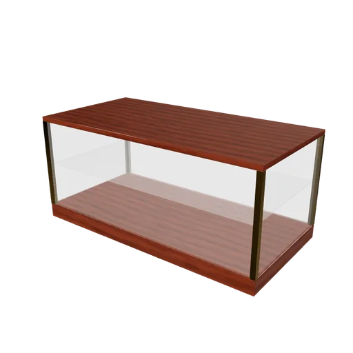 Counter display case, 3D model preview