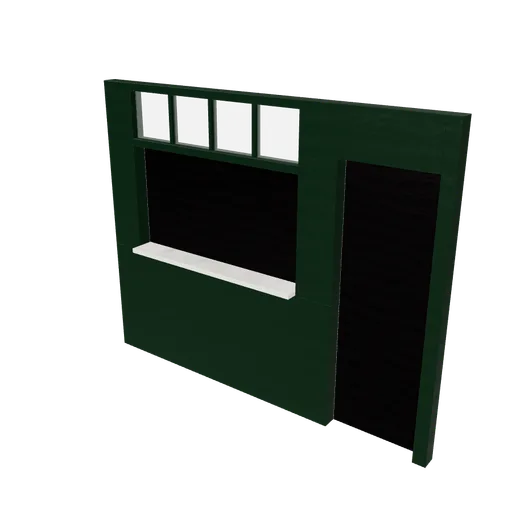 Kitchen screen, 3D model preview
