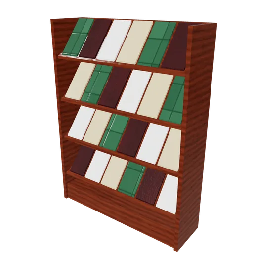 Magazine rack, 3D model preview