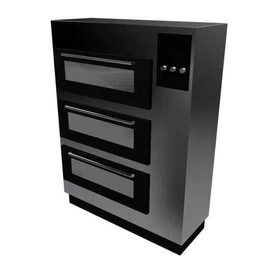 Oven backdrop, 3D model preview
