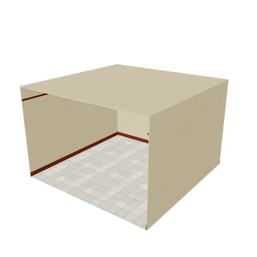 Room shell, 3D model preview