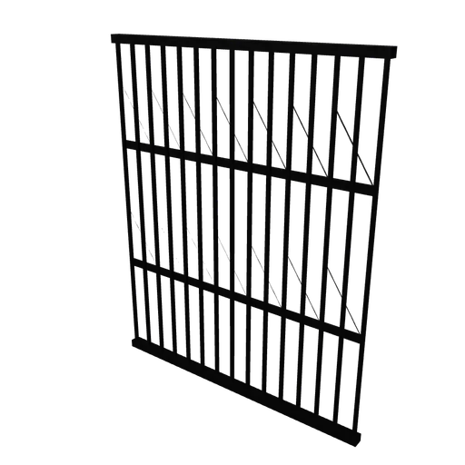 Security grille, 3D model preview