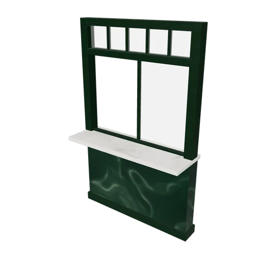 Serving hatch frame, 3D model preview