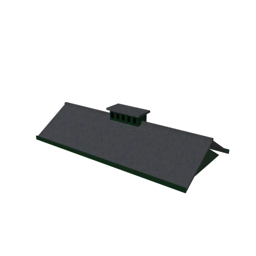 Shelter roof, 3D model preview