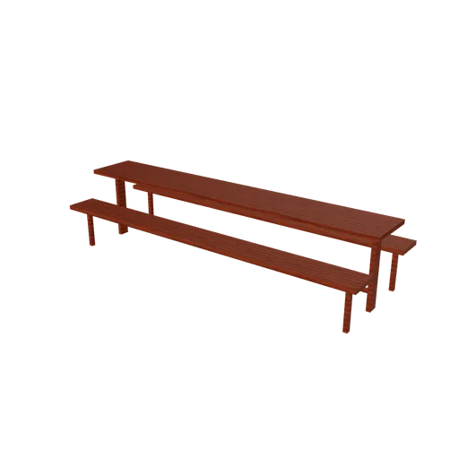 Shelter table, 3D model preview