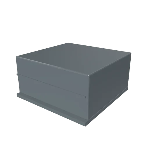 Shutter box corner, 3D model preview