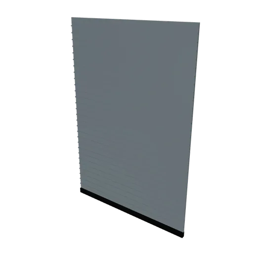 Shutter curtain, 3D model preview