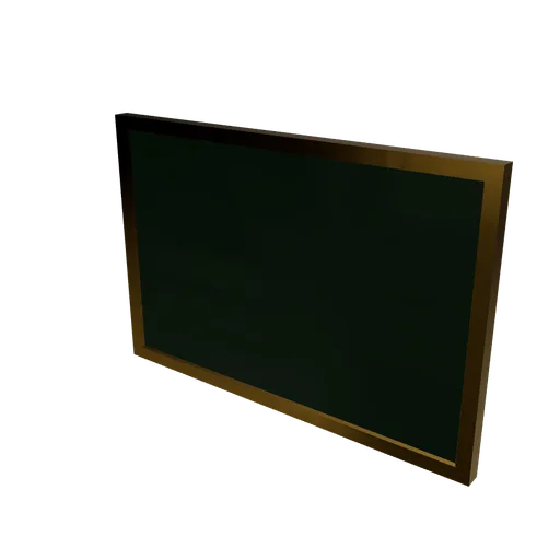 Sign plate, 3D model preview