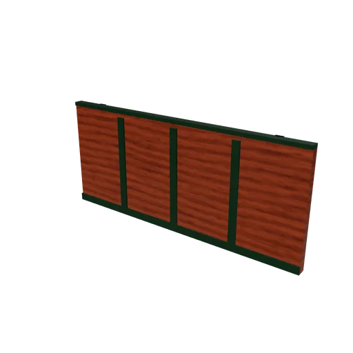 Stall board, 3D model preview
