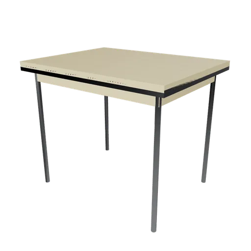 Table caff, 3D model preview