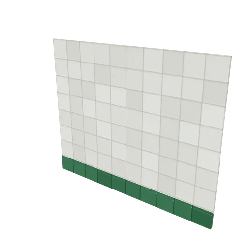 Tile dado panel, 3D model preview