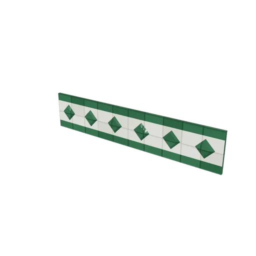 Tile frieze, 3D model preview