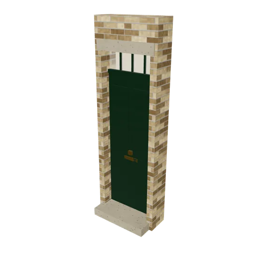 Upper door bay, 3D model preview