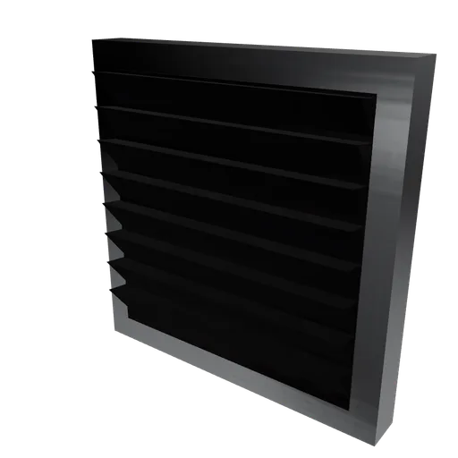 Wall vent, 3D model preview