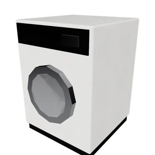 Washer front, 3D model preview