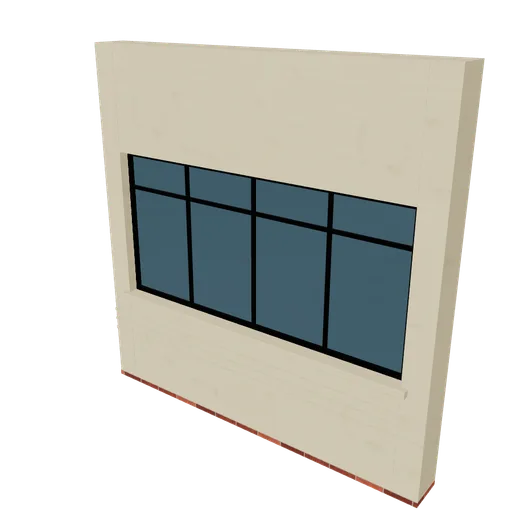 Deco bay, 3D model preview