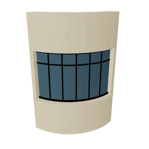 Deco corner, 3D model preview