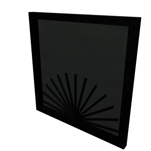 Deco grille, 3D model preview