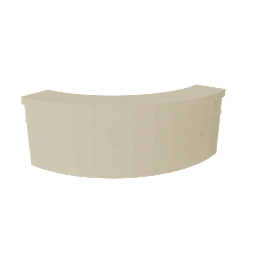 Deco parapet corner, 3D model preview