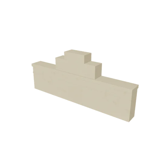 Deco parapet, 3D model preview