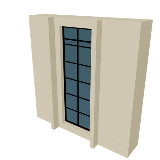 Deco tower stair, 3D model preview