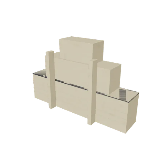 Deco tower top, 3D model preview