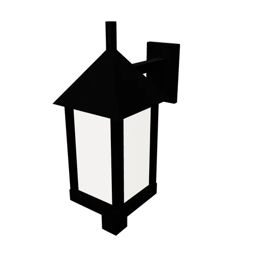 Entrance lamp, 3D model preview