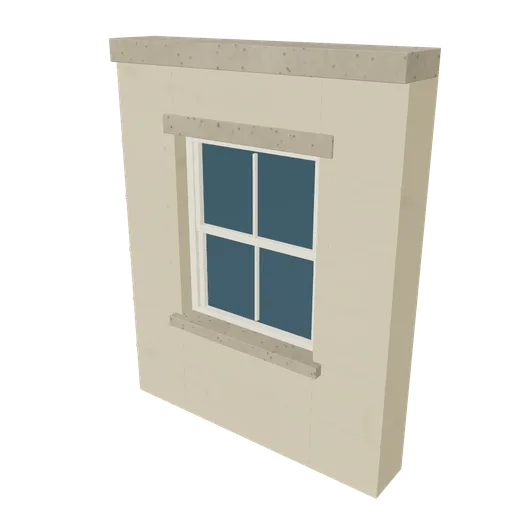 Georgian basement narrow, 3D model preview