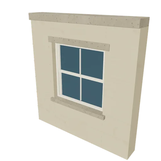 Georgian basement wide, 3D model preview