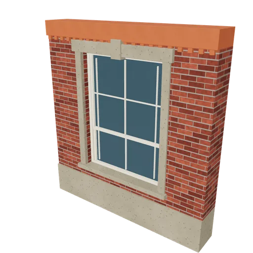 Mansion bay ground, 3D model preview