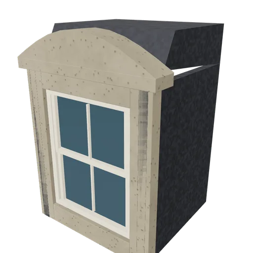 Mansion dormer, 3D model preview