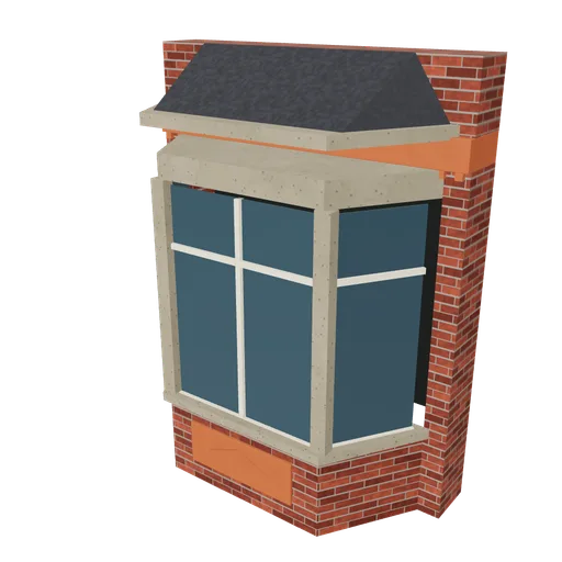 Mansion oriel top, 3D model preview