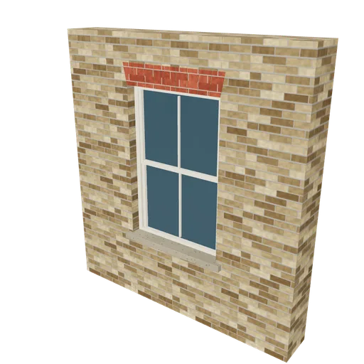 Mansion rear bay, 3D model preview