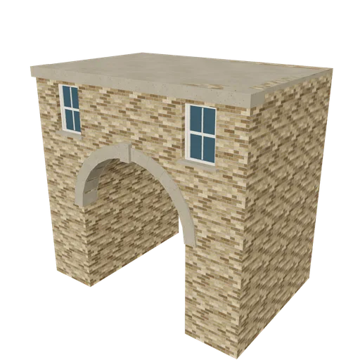 Mews arch, 3D model preview