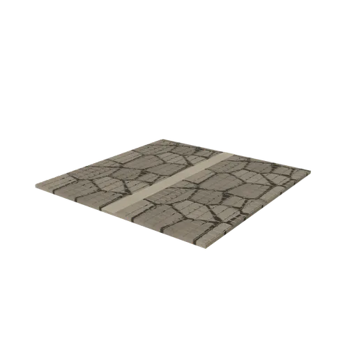 Mews cobbles, 3D model preview
