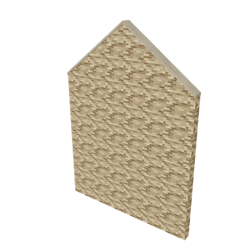 Mews gable end, 3D model preview