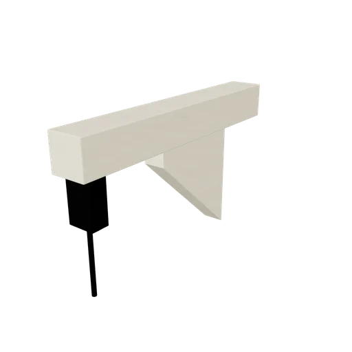 Mews hoist beam, 3D model preview