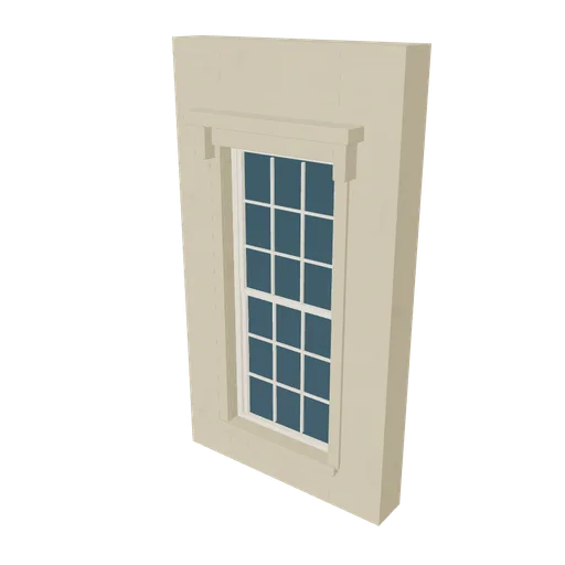 Stucco bay first, 3D model preview
