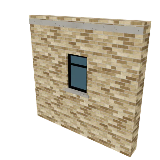 Estate end wall, 3D model preview