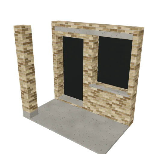 Estate ground bay, 3D model preview