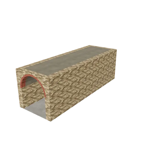 Estate passage arch, 3D model preview