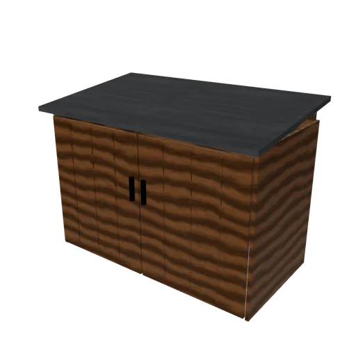 Garden bike store, 3D model preview