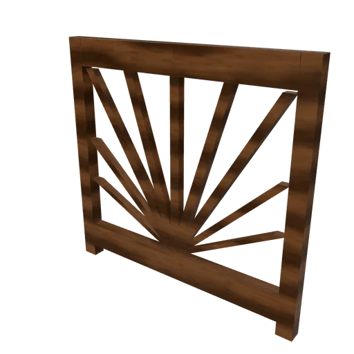Garden gate, 3D model preview