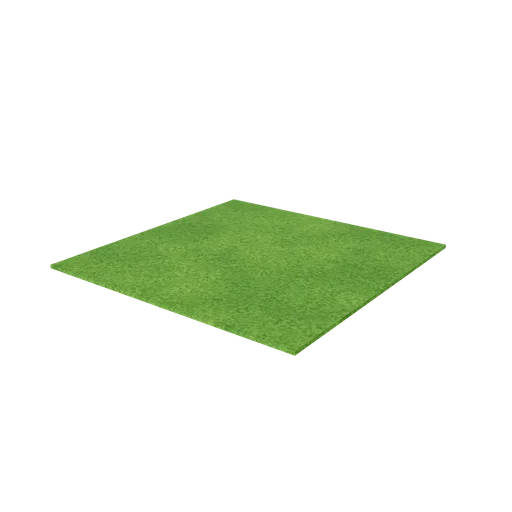 Garden lawn, 3D model preview