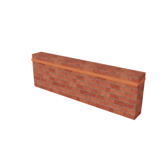 Garden wall, 3D model preview