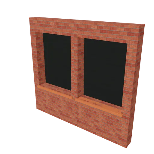 Maisonette lower window, 3D model preview