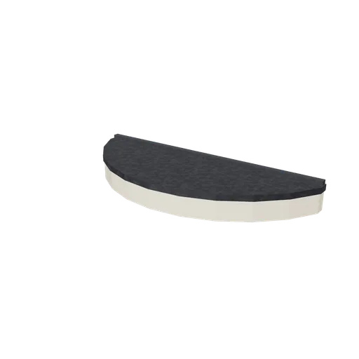Semi bay cap bow, 3D model preview