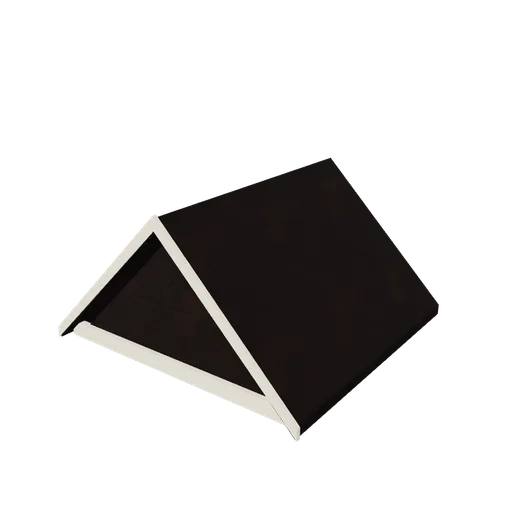 Semi bay gable tilehung, 3D model preview